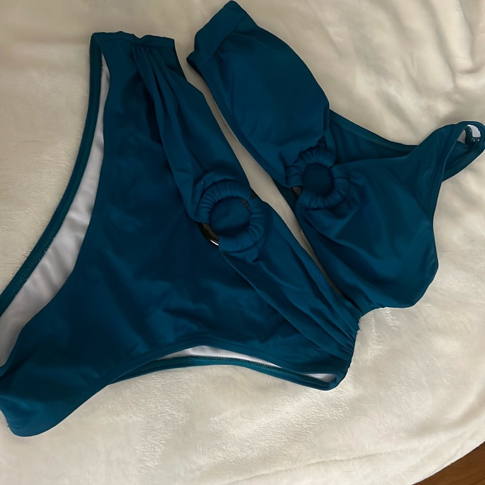 Two piece swim suit